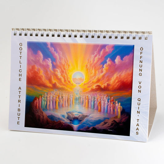 Tischaufsteller - Die 12 Göttlichen Attribute