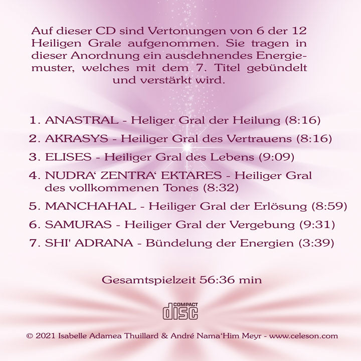 Musik CD Set „Heilige Gralsliebe CD1 + CD2“ als Download